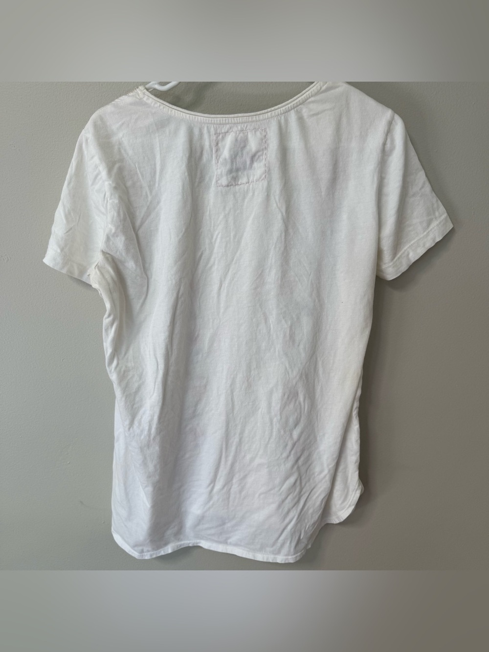 Johnny Was Women’s White Embroidered Floral Scoop Neck Tee Shirt Boho Medium - Picture 10 of 16